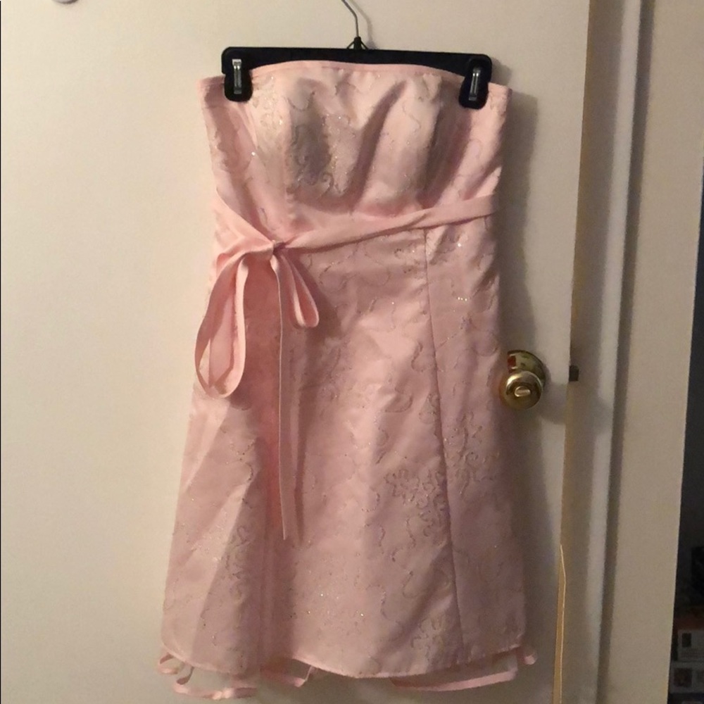 Pink sweet 16/prom dress short length